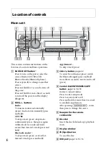 Предварительный просмотр 8 страницы Sony MEX-BT4100U Operating Instructions Manual