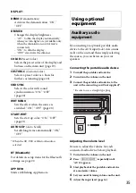 Предварительный просмотр 35 страницы Sony MEX-BT4100U Operating Instructions Manual