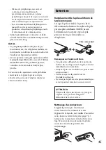 Предварительный просмотр 145 страницы Sony MEX-BT4100U Operating Instructions Manual