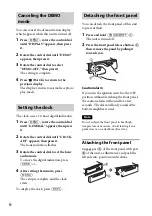 Предварительный просмотр 6 страницы Sony MEX-BT4150U Operating Instructions Manual