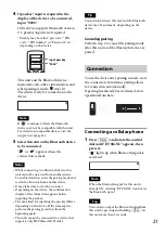 Предварительный просмотр 21 страницы Sony MEX-BT4150U Operating Instructions Manual