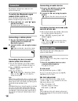 Предварительный просмотр 18 страницы Sony MEX-BT4750U Operating Instructions Manual