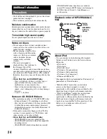 Предварительный просмотр 24 страницы Sony MEX-BT4750U Operating Instructions Manual