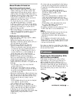 Предварительный просмотр 25 страницы Sony MEX-BT4750U Operating Instructions Manual