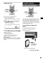 Предварительный просмотр 43 страницы Sony MEX-DV1000 - Cd/dvd Receiver, Mp3/wma Player Operating Instructions Manual