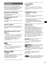 Предварительный просмотр 59 страницы Sony MEX-DV1000 - Cd/dvd Receiver, Mp3/wma Player Operating Instructions Manual