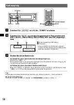 Предварительный просмотр 74 страницы Sony MEX-DV1000 - Cd/dvd Receiver, Mp3/wma Player Operating Instructions Manual