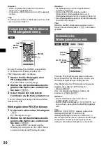 Предварительный просмотр 76 страницы Sony MEX-DV1000 - Cd/dvd Receiver, Mp3/wma Player Operating Instructions Manual