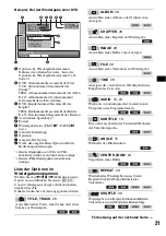 Предварительный просмотр 77 страницы Sony MEX-DV1000 - Cd/dvd Receiver, Mp3/wma Player Operating Instructions Manual