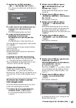 Предварительный просмотр 83 страницы Sony MEX-DV1000 - Cd/dvd Receiver, Mp3/wma Player Operating Instructions Manual