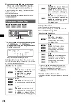 Предварительный просмотр 84 страницы Sony MEX-DV1000 - Cd/dvd Receiver, Mp3/wma Player Operating Instructions Manual