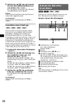 Предварительный просмотр 88 страницы Sony MEX-DV1000 - Cd/dvd Receiver, Mp3/wma Player Operating Instructions Manual