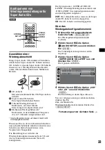 Предварительный просмотр 89 страницы Sony MEX-DV1000 - Cd/dvd Receiver, Mp3/wma Player Operating Instructions Manual