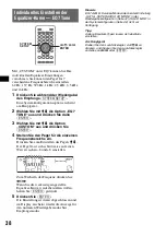 Предварительный просмотр 94 страницы Sony MEX-DV1000 - Cd/dvd Receiver, Mp3/wma Player Operating Instructions Manual