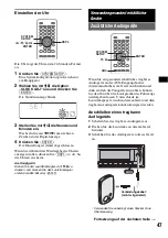 Предварительный просмотр 103 страницы Sony MEX-DV1000 - Cd/dvd Receiver, Mp3/wma Player Operating Instructions Manual