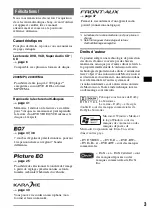 Предварительный просмотр 121 страницы Sony MEX-DV1000 - Cd/dvd Receiver, Mp3/wma Player Operating Instructions Manual