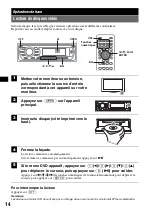 Предварительный просмотр 132 страницы Sony MEX-DV1000 - Cd/dvd Receiver, Mp3/wma Player Operating Instructions Manual