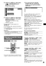 Предварительный просмотр 143 страницы Sony MEX-DV1000 - Cd/dvd Receiver, Mp3/wma Player Operating Instructions Manual