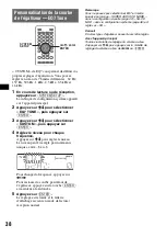 Предварительный просмотр 156 страницы Sony MEX-DV1000 - Cd/dvd Receiver, Mp3/wma Player Operating Instructions Manual