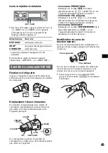 Предварительный просмотр 167 страницы Sony MEX-DV1000 - Cd/dvd Receiver, Mp3/wma Player Operating Instructions Manual