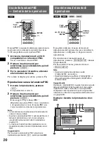 Предварительный просмотр 198 страницы Sony MEX-DV1000 - Cd/dvd Receiver, Mp3/wma Player Operating Instructions Manual