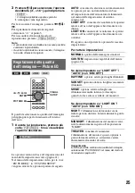 Предварительный просмотр 203 страницы Sony MEX-DV1000 - Cd/dvd Receiver, Mp3/wma Player Operating Instructions Manual