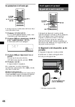 Предварительный просмотр 224 страницы Sony MEX-DV1000 - Cd/dvd Receiver, Mp3/wma Player Operating Instructions Manual