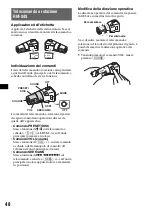 Предварительный просмотр 226 страницы Sony MEX-DV1000 - Cd/dvd Receiver, Mp3/wma Player Operating Instructions Manual