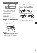 Предварительный просмотр 251 страницы Sony MEX-DV1000 - Cd/dvd Receiver, Mp3/wma Player Operating Instructions Manual