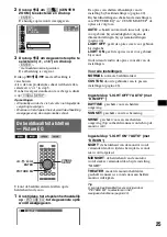 Предварительный просмотр 263 страницы Sony MEX-DV1000 - Cd/dvd Receiver, Mp3/wma Player Operating Instructions Manual