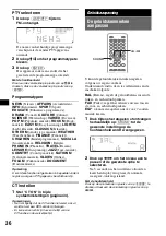 Предварительный просмотр 274 страницы Sony MEX-DV1000 - Cd/dvd Receiver, Mp3/wma Player Operating Instructions Manual