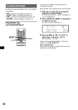 Предварительный просмотр 280 страницы Sony MEX-DV1000 - Cd/dvd Receiver, Mp3/wma Player Operating Instructions Manual