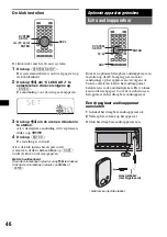 Предварительный просмотр 284 страницы Sony MEX-DV1000 - Cd/dvd Receiver, Mp3/wma Player Operating Instructions Manual