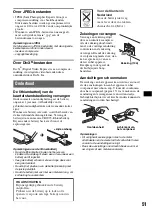 Предварительный просмотр 289 страницы Sony MEX-DV1000 - Cd/dvd Receiver, Mp3/wma Player Operating Instructions Manual