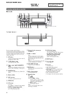 Предварительный просмотр 8 страницы Sony MEX-DV1000 - Cd/dvd Receiver, Mp3/wma Player Service Manual