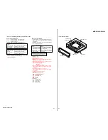 Предварительный просмотр 21 страницы Sony MEX-DV1000 - Cd/dvd Receiver, Mp3/wma Player Service Manual