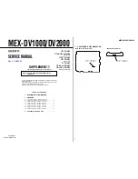 Предварительный просмотр 73 страницы Sony MEX-DV1000 - Cd/dvd Receiver, Mp3/wma Player Service Manual