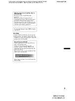 Preview for 3 page of Sony MEX-DV1500U Operating Instructions Manual