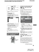 Preview for 33 page of Sony MEX-DV1500U Operating Instructions Manual