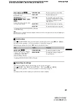 Preview for 41 page of Sony MEX-DV1500U Operating Instructions Manual