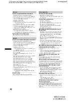 Предварительный просмотр 52 страницы Sony MEX-DV1500U Operating Instructions Manual