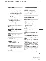 Preview for 53 page of Sony MEX-DV1500U Operating Instructions Manual