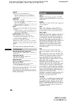 Preview for 54 page of Sony MEX-DV1500U Operating Instructions Manual