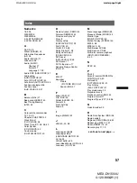 Preview for 57 page of Sony MEX-DV1500U Operating Instructions Manual