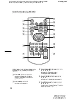 Preview for 70 page of Sony MEX-DV1500U Operating Instructions Manual