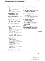 Preview for 71 page of Sony MEX-DV1500U Operating Instructions Manual