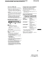 Preview for 79 page of Sony MEX-DV1500U Operating Instructions Manual