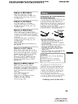 Preview for 109 page of Sony MEX-DV1500U Operating Instructions Manual