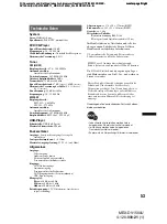 Preview for 111 page of Sony MEX-DV1500U Operating Instructions Manual