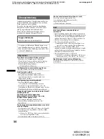 Предварительный просмотр 112 страницы Sony MEX-DV1500U Operating Instructions Manual